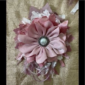 Boho wedding maybe corsage flower pin